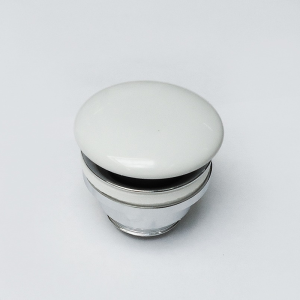 The Artceram White Porcelain Cap Click-Clack Basin Waste