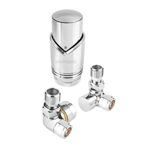 OPTIComfort Chrome Thermostatic Set With Axial Valves