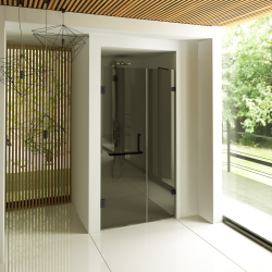 Linea Nero Glass Shower Enclosure