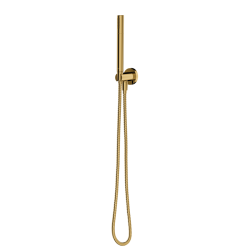 ДУШ-КОМПЛЕКТ Y Stick Gold 1-функционален златен ръчен душ с държач и шлаух 
