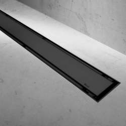 Neo PURE BLACK PRO Linear Shower Floor Drain