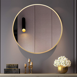 Princess Gold Mirror ∅60 with Golden Frame