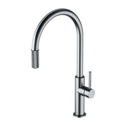 SWICH NICKEL Single Lever Kitchen Sink Mixer Compatible With Filtering Systems