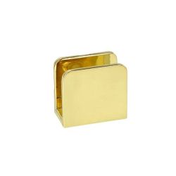 CUBE Gold Glass Shelf Clamp