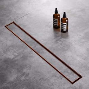 Neo PURE COPPER PRO TILE Linear Shower Floor Drain