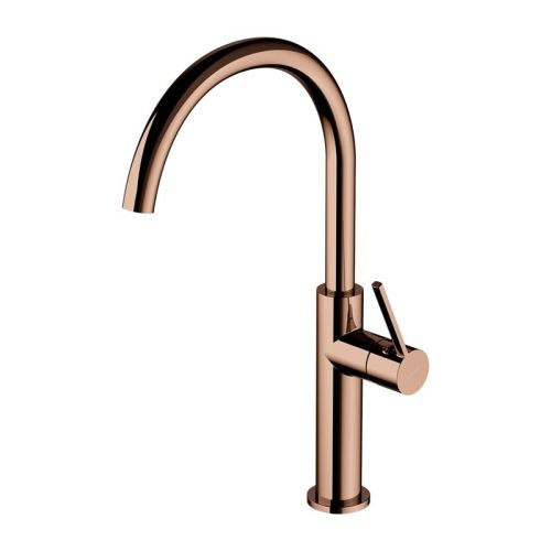 TULA 280 COPPER Tall Single Lever Kitchen Sink Mixer