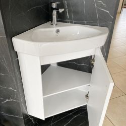 Brevi Corner Bathroom Cabinet