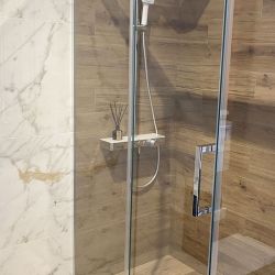 LuxSlide Glass Shower Enclosure Sliding Door