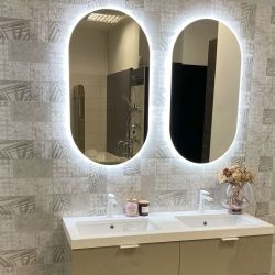 Eлипсовидно LED огледало за баня Freestyle Orbit 