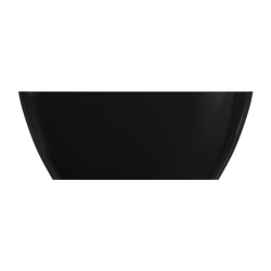 Свободностояща овална вана черно/бяло Siena 160 