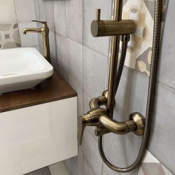 ART DECO ∅155 ANTIQUE BRONZE Shower System