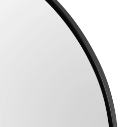 Style Black Round Mirror ∅60 with Black Frame